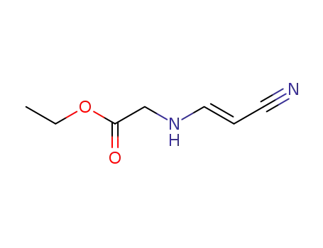 Glycine, N-(2-cyanoethenyl)-, ethyl ester, (E)- (9CI)