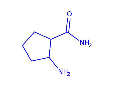 Molecular Structure of 135053-11-1 (cis-2-Amino-1-cyclopentanecarboxamide)