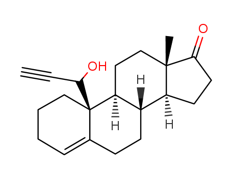 Estr-4-en-17-one,10-(1-hydroxy-2-propynyl)-, [10(S)]- (9CI)