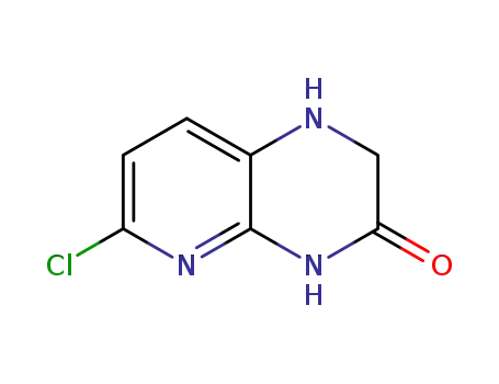 Molecular Structure of 1350925-20-0 (6-chloro-1,2-dihydropyrido[2,3-b]pyrazin-3(4H)-one)