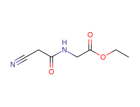 Molecular Structure of 15029-52-4 (ethyl N-(cyanoacetyl)glycinate)