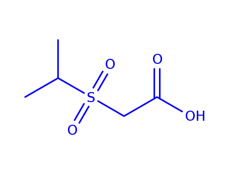 Molecular Structure of 135242-40-9 ((isopropylsulfonyl)acetic acid)