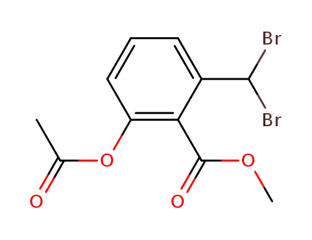 methyl 2-acetoxy-6-dibromomethylbenzoate