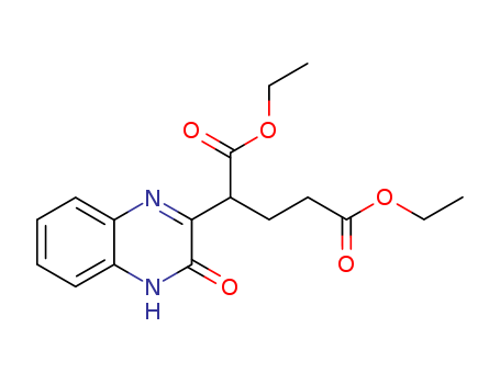 Pentanedioic acid,2-(3,4-dihydro-3-oxo-2-quinoxalinyl)-, 1,5-diethyl ester cas  1501-73-1