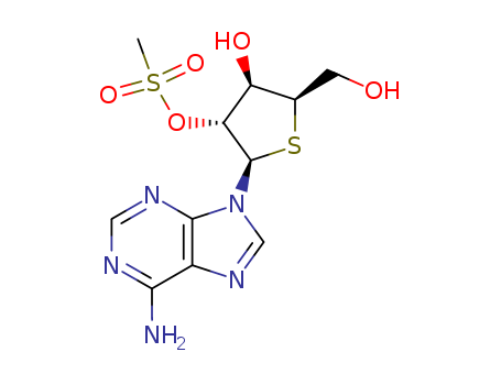 Adenine, 9-(4-thio-b-D-xylofuranosyl)-,2'-methanesulfonate (8CI) cas  15023-76-4
