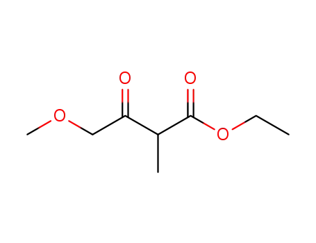 Molecular Structure of 14966-69-9 (4-METHOXY-2-METHYL-3-OXO-BUTYRICAID ETHYL ESTER)