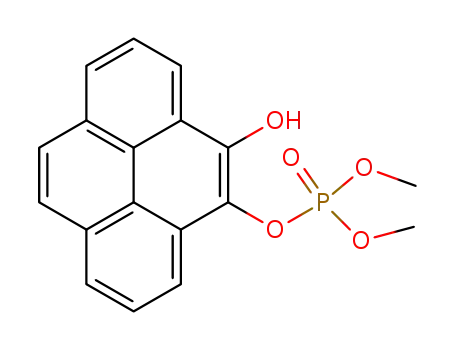 Molecular Structure of 15052-42-3 (5-hydroxypyren-4-yl dimethyl phosphate)