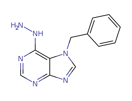 7H-Purine,6-hydrazinyl-7-(phenylmethyl)- cas  13516-49-9