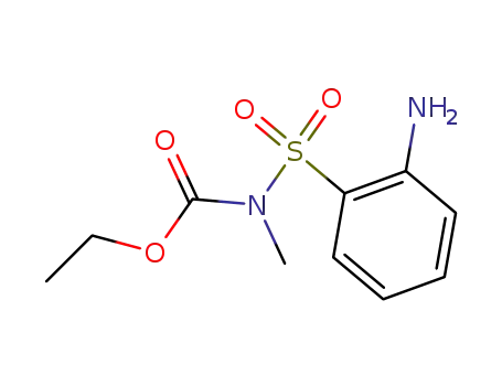 Molecular Structure of 854878-48-1 ((2-amino-benzenesulfonyl)-methyl-carbamic acid ethyl ester)
