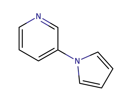 Molecular Structure of 72692-99-0 (3-(1H-Pyrrol-1-yl)Pyridine)