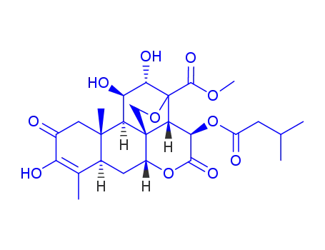 Molecular Structure of 25514-31-2 (bruceine A)