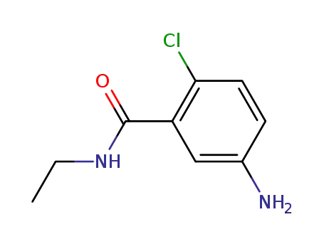 Molecular Structure of 150108-52-4 (5-amino-2-chloro-N-ethylbenzamide)