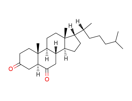 (5S,8S,9S,10R,13R,14S,17S)-17-((R)-1,5-Dimethyl-hexyl)-10,13-dimethyl-tetradecahydro-cyclopenta[a]phenanthrene-3,6-dione