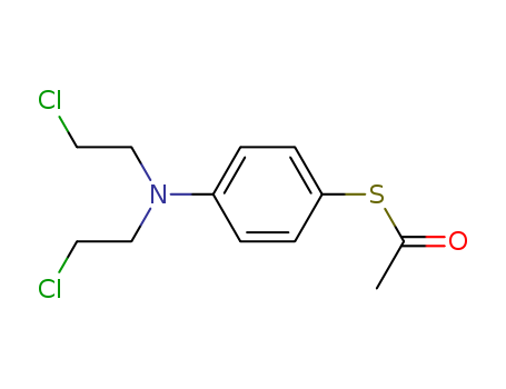 Thioacetic acid S-[p-[bis(2-chloroethyl)amino]phenyl] ester
