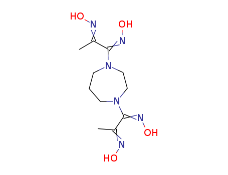 Molecular Structure of 150012-62-7 (1H-1,4-Diazepine,1,4-bis[1,2-bis(hydroxyimino)propyl]hexahydro- (9CI))