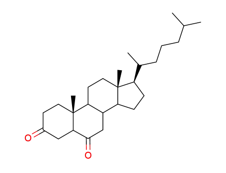 Molecular Structure of 13492-22-3 (Cholestane-3,6-dione)