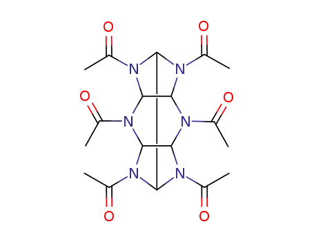 Molecular Structure of 181940-43-2 (2,4,6,8,10,12-hexaacetyl-2,4,6,8,10,12-hexaazatetracyclo[5.5.0.0~3,11~.0~5,9~]dodecane)