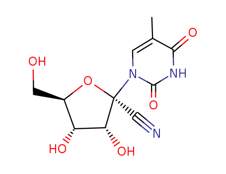1'-C-cyano-5-methyluridine