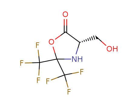 4-(HYDROXYMETHYL)-2,2-BIS(TRIFLUOROMETHYL)-5-OXAZOLIDINONE