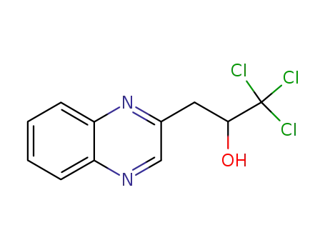 Molecular Structure of 1500-98-7 (1,1,1-trichloro-3-(quinoxalin-2-yl)propan-2-ol)