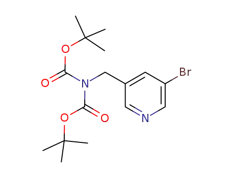 3-bromo-5-(N,N-bis-tert-butoxycarbonyl)aminomethylpyridine