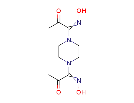 N,N'-Bis(1-hydroxyimino-2-oxopropyl)piperazine