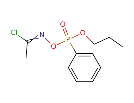 Ethanimidoyl chloride, N-((phenylpropoxyphosphinyl)oxy)-