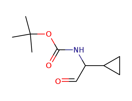 Carbamic acid, (1-cyclopropyl-2-oxoethyl)-, 1,1-dimethylethyl ester (9CI)
