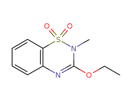 2-N-methyl-3-ethoxy-1,2,4-benzothiadiazine 1,1-dioxide