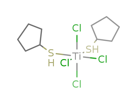 Bis(mercaptocyclopentane)titanium tetrachloride