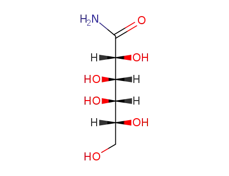 Molecular Structure of 14965-96-9 ((2S,3R,4R,5S)-2,3,4,5,6-pentahydroxyhexanamide (non-preferred name))