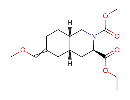 Ethyl (3R,4aS,8aS)-2-(methoxycarbonyl)-6-(methoxymethylidene)-1,2,3,4,4a,5,6,7,8,8a-decahydroisoquinoline-3-carboxylate