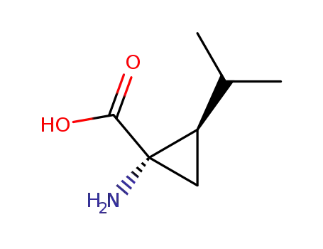Cyclopropanecarboxylic acid, 1-amino-2-(1-methylethyl)-, cis- (9CI)