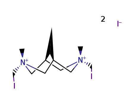 3,7-Diazoniabicyclo[3.3.1]nonane,3,7-bis(iodomethyl)-3,7-dimethyl-, iodide (1:2) cas  14932-17-3