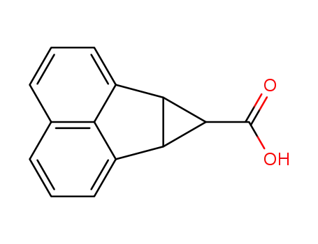 Molecular Structure of 14973-11-6 (7,7a-dihydro-6bH-cyclopropa[a]acenaphthylene-7-carboxylic acid)