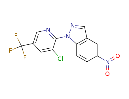 1-[3-Chloro-5-(trifluoromethyl)-2-pyridinyl]-5-nitro-1H-indazole