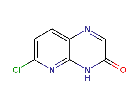 Molecular Structure of 1350925-21-1 (6-chloropyrido[3,2-b]pyrazin-3(4H)-one)