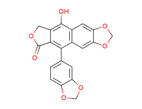 5-(1,3-Benzodioxol-5-yl)-9-hydroxyfuro[3',4':6,7]naphtho[2,3-d]-1,3-dioxol-6(8H)-one