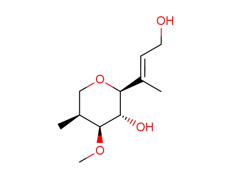 (2S,3R,4S,5S)-2-((E)-3-Hydroxy-1-methyl-propenyl)-4-methoxy-5-methyl-tetrahydro-pyran-3-ol