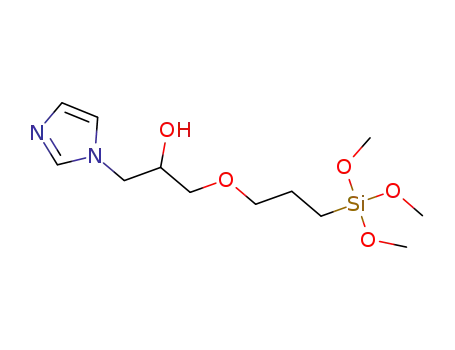 Molecular Structure of 149394-70-7 (α-[[3-(Trimethoxysilyl)propoxy]methyl]-1H-imidazole-1-ethanol)