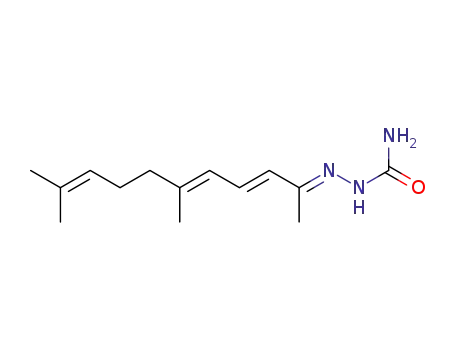 6,10-dimethyl-undeca-3,5,9-trien-2-one semicarbazone