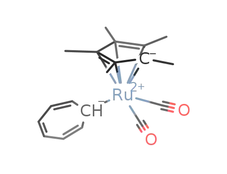 [Ru(η(1)-C7H7)(CO)2(η-C5Me5)]