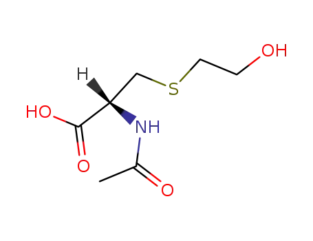 Molecular Structure of 15060-26-1 (N-ACETYL-S-(2-HYDROXYETHYL)-L-CYSTEINE)