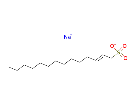 Molecular Structure of 13513-45-6 (Sodium tetradecenesulfonate)