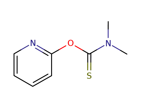 Molecular Structure of 13522-55-9 (O-pyridin-2-yl dimethylcarbamothioate)