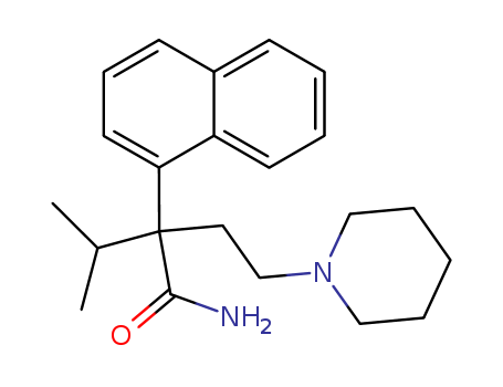 α-Isopropyl-α-(2-piperidinoethyl)-1-naphthaleneacetamide
