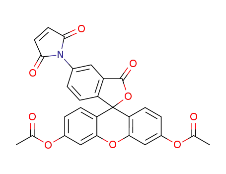 Molecular Structure of 150322-01-3 (5-MALEIMIDOFLUORESCEIN DIACETATE)
