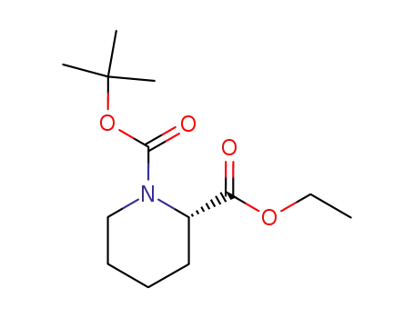 Molecular Structure of 362703-48-8 (Ethyl 1-Boc-piperidine-2-carboxylate)