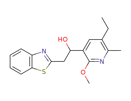 2-Benzothiazol-2-yl-1-(5-ethyl-2-methoxy-6-methyl-pyridin-3-yl)-ethanol