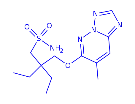 1-Butanesulfonamide, 2-ethyl-2-(((7-methyl(1,2,4)triazolo(1,5-b)pyridazin-6-yl)oxy)methyl)-